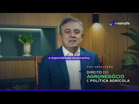 Apresentação do curso Direito do Agronegócio e Política Agrícola