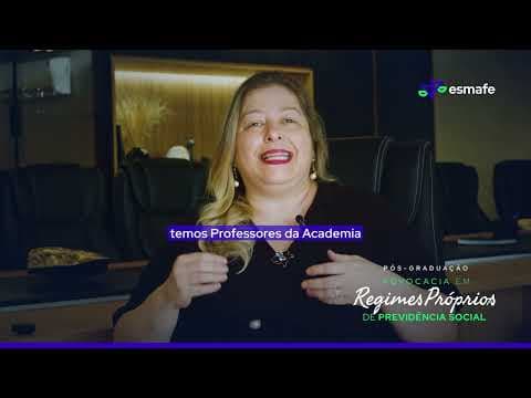 Apresentação do curso Advocacia em Regimes Próprios de Previdência Social