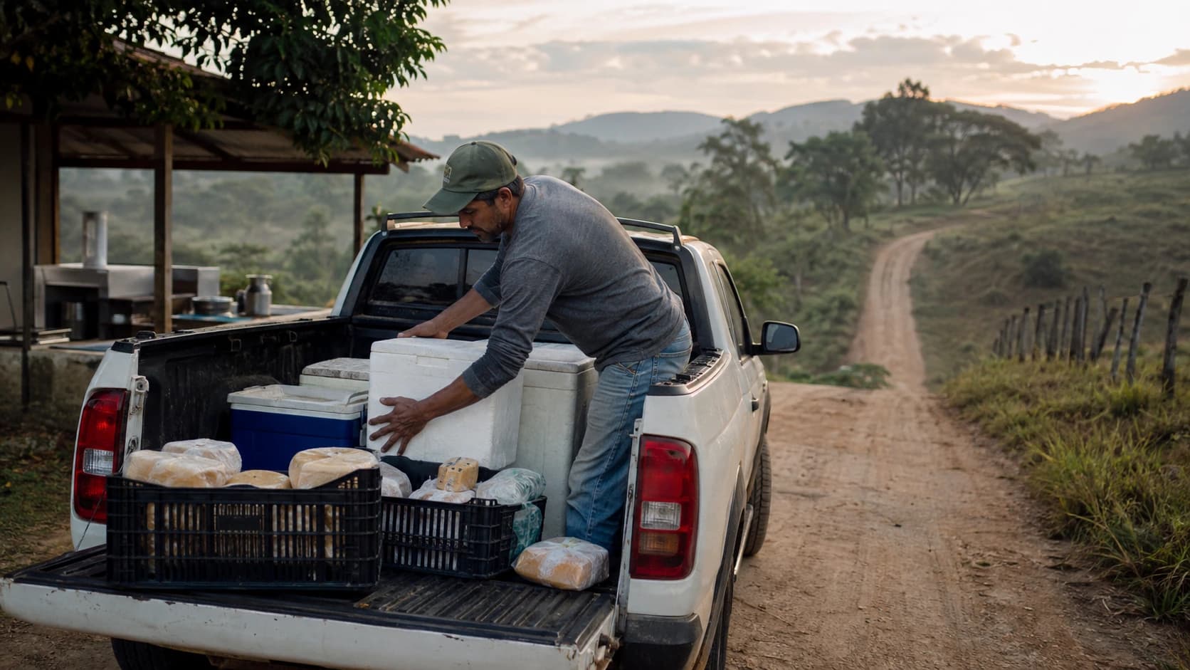 O pequeno produtor quer atravessar a divisa